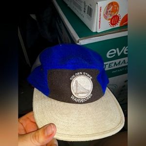 Golden state warriors Mitchell and ness strapback hat